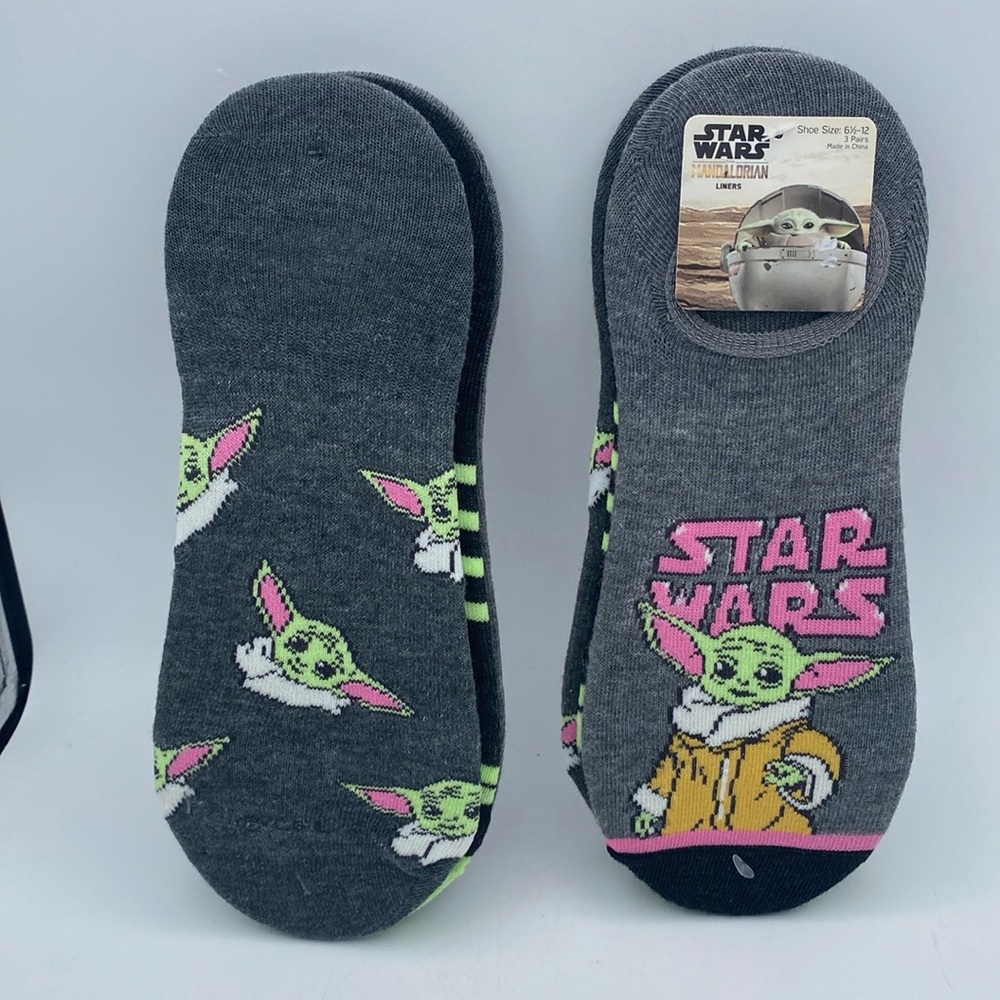 Women’s Disney Star Wars The Mandalorian no show liner 6  socks
